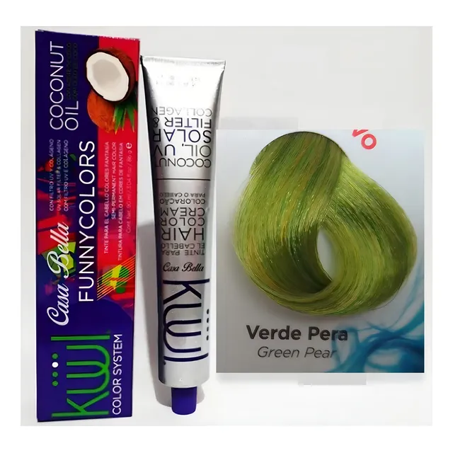 Kuul Tinte Fantacia Color Verde Pera Funny Colors 90g