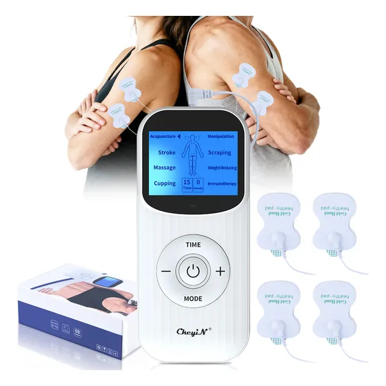 Electroestimulador Muscular Tens Ems Recargable Masajeador