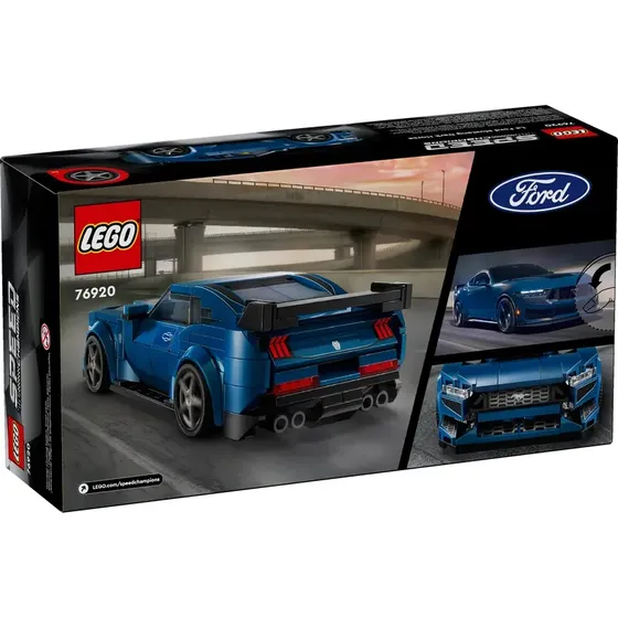 Lego 76920 Speed Champions. Deportivo Ford Mustang Dark Hors