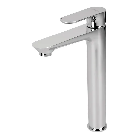 Mezcladora Riviera 4 Nariz Recta Larga Cromada Foset 45191 Acabado Cromado Color Plateado