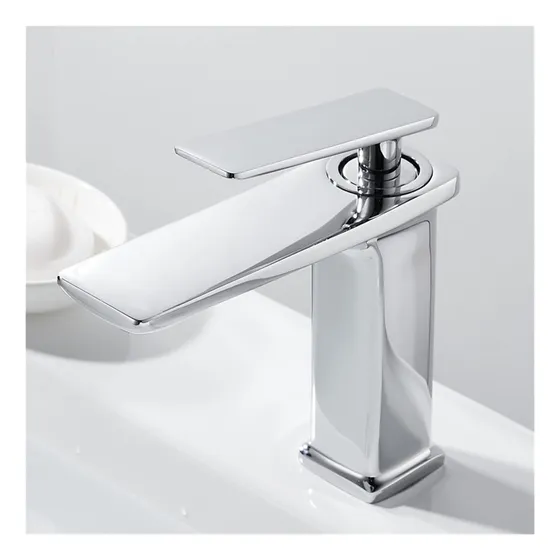 Grifo Lavabo Gama Alta Para Baño Mezclador Agua Caliente Una