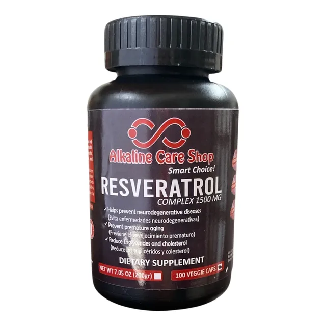 Resveratrol Alkaline Care 100 Cápsulas Natural