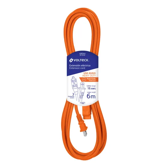Extensión Uso Rudo 6 Mt Cal. 16 Volteck 48044