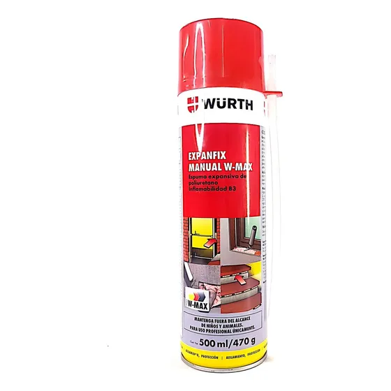 Espuma De Poliuretano Wurth 500 Ml C/ Cánula -smf