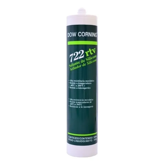Sellador Silicona Silastic 722 300ml Negro Dow Sil Acuario