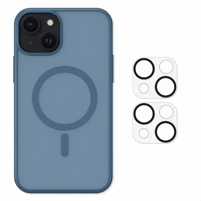 Capa Capinha Magsafe Indução iPhone 13 + Película Câmera