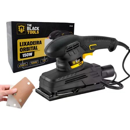 Lixadeira Orbital De Lixa 10.000 Rpm 150w 220v - Preto - 60hz