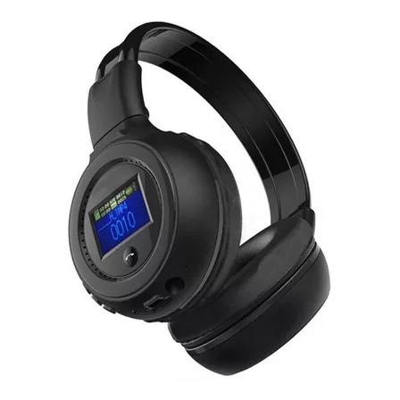 Audifonos Bluetoooth Fm Microsd Diadema Digital Hd Highsound Color Negro