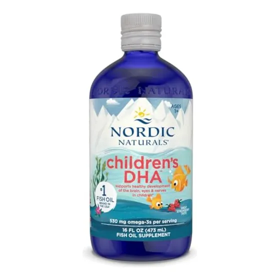 Dha Para Niños Nordic Naturals, Fresa, 16 Onzas