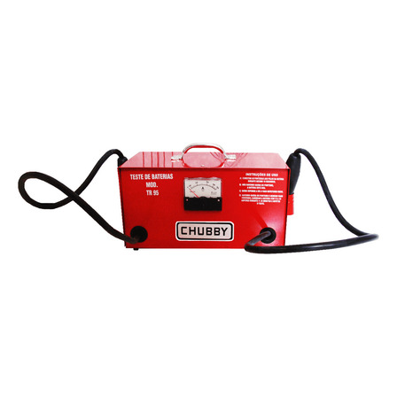 Testador De Bateria Automotiva Tr-95 12v Chubby Portátil 12v Cor Vermelho Testador De Bateria Automotiva Tr-95 12v Chubby Portátil 12v Cor Vermelho