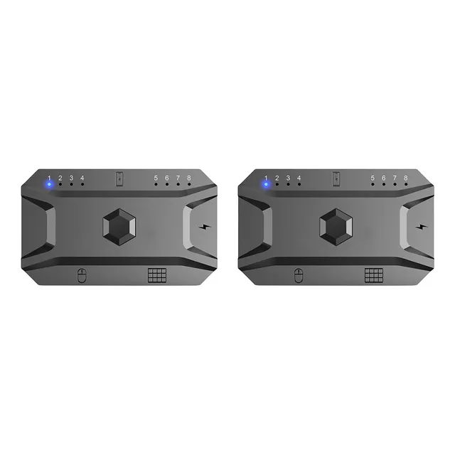 2 Convertidores Hub Usb 5.0 Con Cable, Teclado Y Ratón A Wir