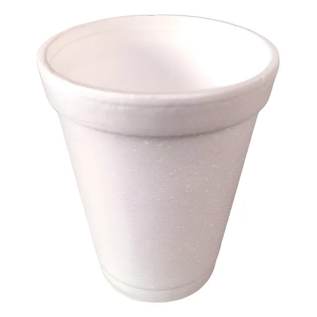 Copo Térmico Isopor Refrigerante Café Chá 180ml 25 Un Branco