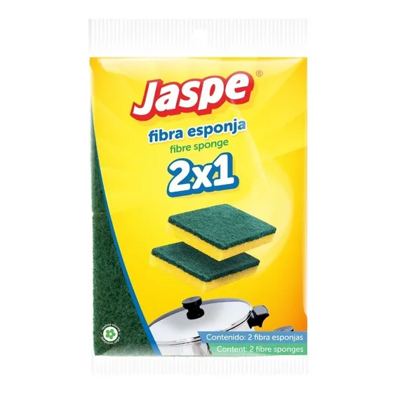 Jaspe Fibra Esponja 2 X 1