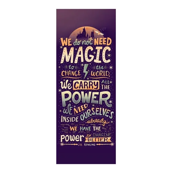 Adesivo De Porta Harry Potter Magic Power P. 876