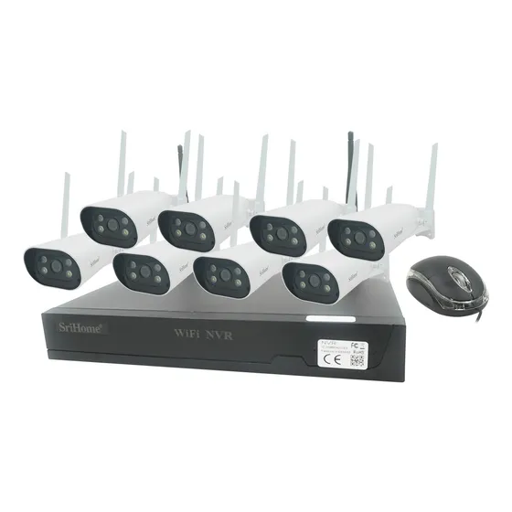 Kit Camaras Nvr 8 Ch Exterior Inalambricas Wifi 