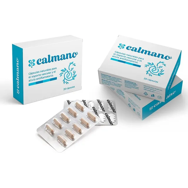 Pack 3 Cajas Calmano Cápsulas Para Hemorroides