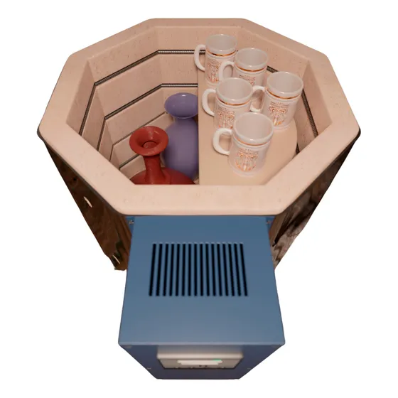 Horno Para Ceramica Gres Vidrio Hasta 1300°c Hsp-70