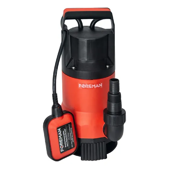 Bomba Sumergible De Pozo Foreman Fo-2020 Negro/rojo