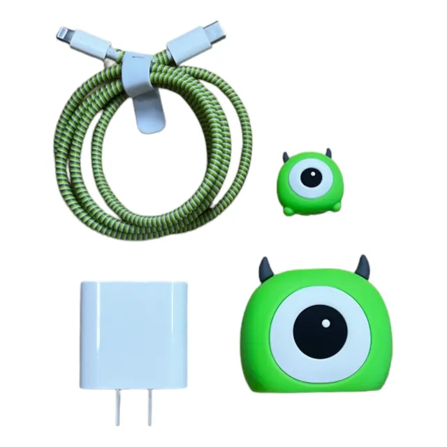  Protector Cable Y Cargador Para iPhone De 20w En Diseño 