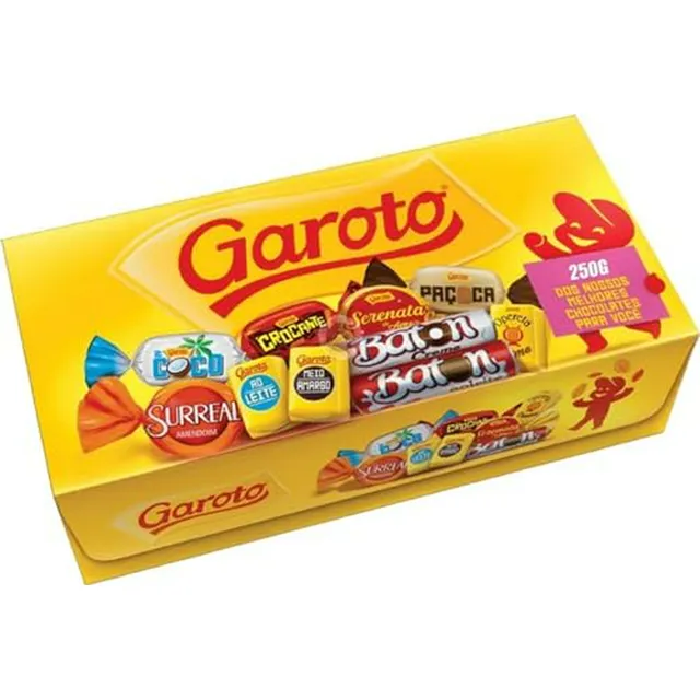 Caja De Bombones Variados Garoto Brasileños 8 Oz - 250g (car