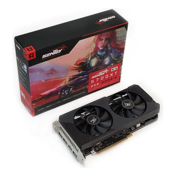 Placa De Video Gamer Sentey Amd Rx 5700 Xt 8gb Gddr6 Oc
