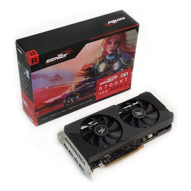 Placa De Video Gamer Sentey Amd Rx 5700 Xt 8gb Gddr6 Oc