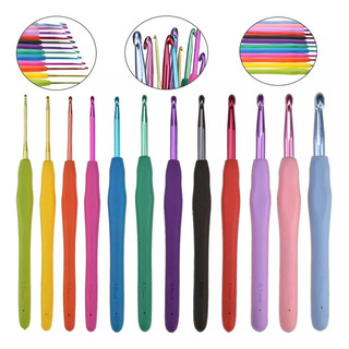 Set De 12 Crochet Silicona Skc Set De 12 Crochet Silicona Skc