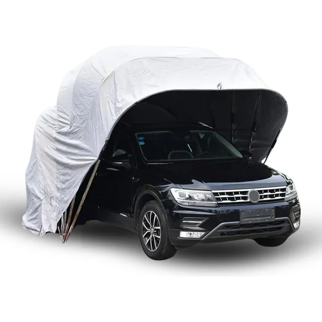 Garage Plegable Toldo Parasol Auto Lluvia Sombra Granizo