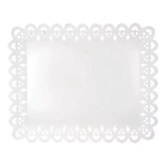 Blonda Rectangular Blanca 18x25 Cm X100u (1/2) Pacolon
