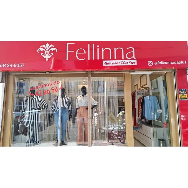 Loja De Roupas Mid E Plus Size - Fellinna Moda Plus 