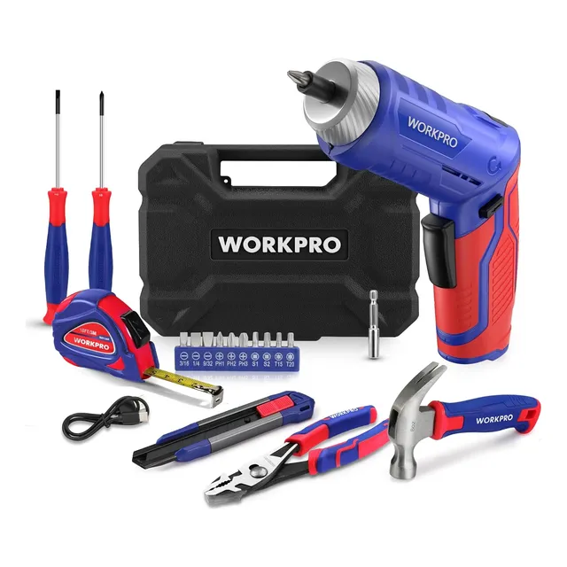 Kit De Herramientas Para El Hogar 18 Piezas Con Destornillad