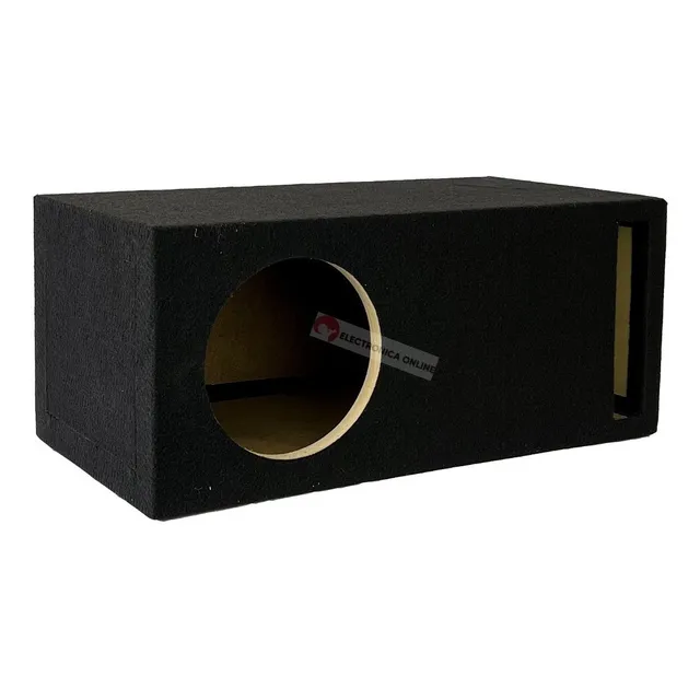 Cajon De Rebote Para Subwoofer 8 Pulgadas Mdf Porteado 1.1ft