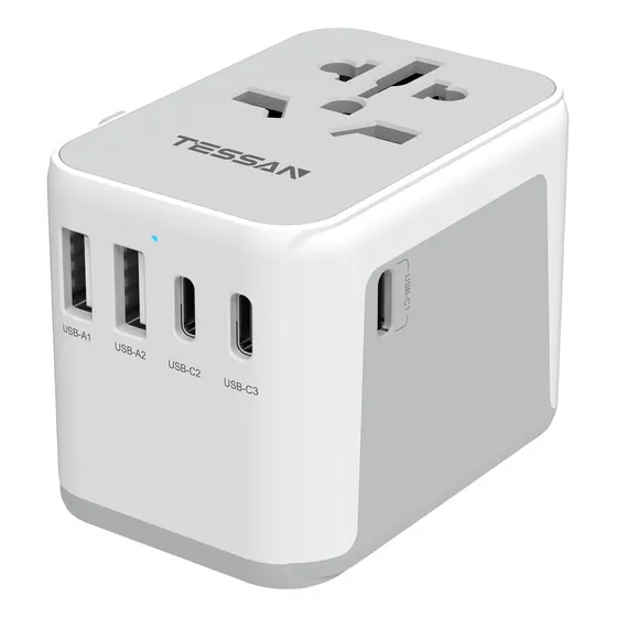 Adaptador De Viaje Universal Tessan, Adaptador De Aliment...