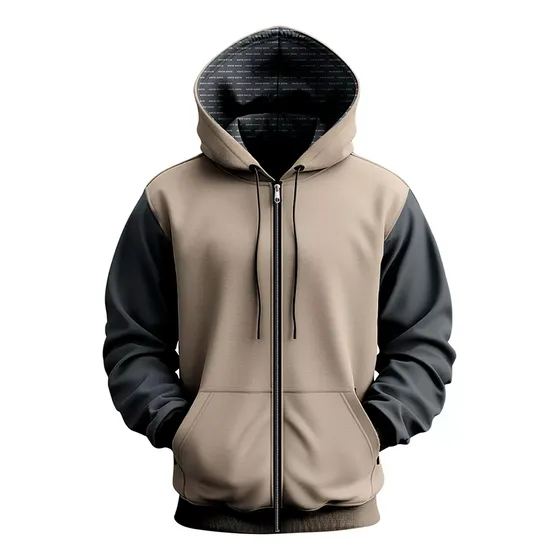 Hoodie | Sudadera Corte Over Size Arena Con Cierre