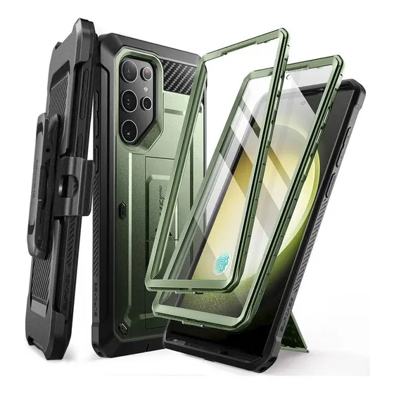 Case Supcase Para Galaxy S24 Ultra 2024 Protector 360° Verde