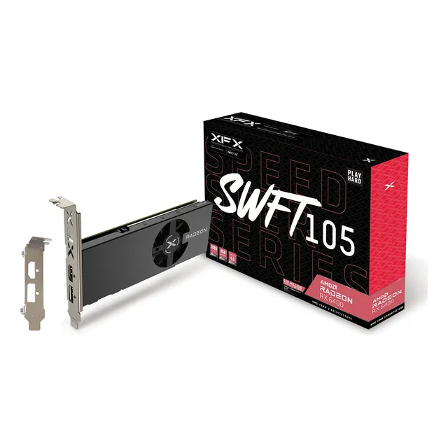 Tarjeta Gráfica Xfx Speedster Swft105 Radeon Rx 6400 4gb Gdd