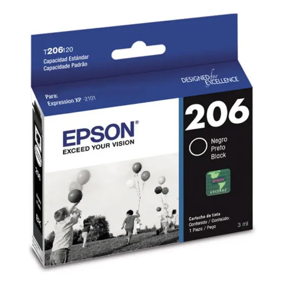 Cartucho Impresora Epson Xp-2101 Negro