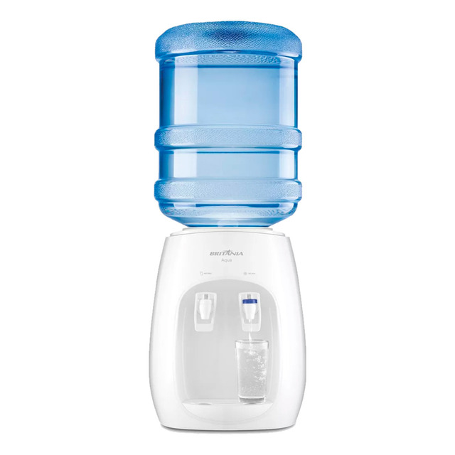 Bebedouro Refrigerado Eletrônico Britânia Aqua 60w Branco Bebedouro Refrigerado Eletrônico Britânia Aqua 60w Branco