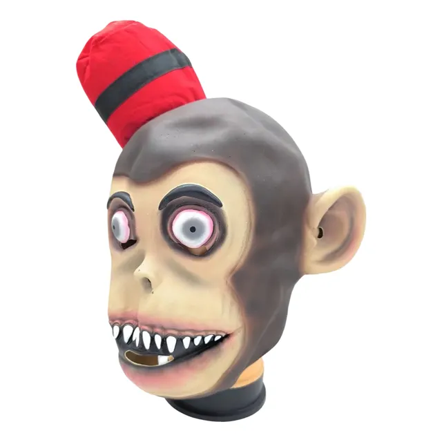 Mascara De Látex Halloween Mono Platillos Película Terror