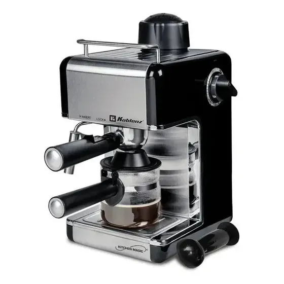 Cafetera Espresso Koblenz Ckm- 650 Ein Cappuccino Cap 4 Tazas Gris