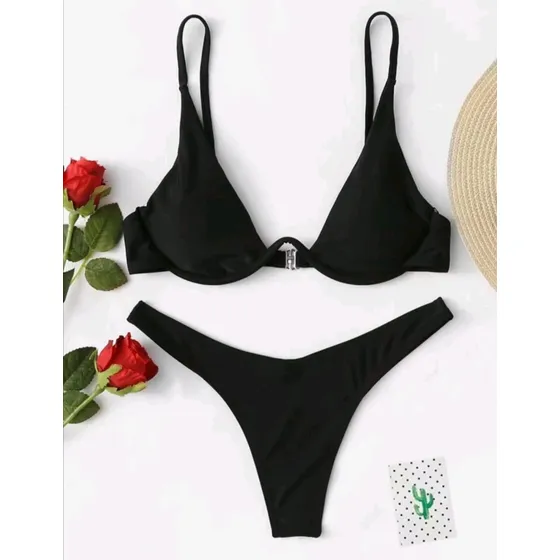 Bikini Con Push Up Corte Alto