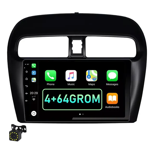 Estéreo Radio Android 64g Para Mitsubishi Mirage Attitud