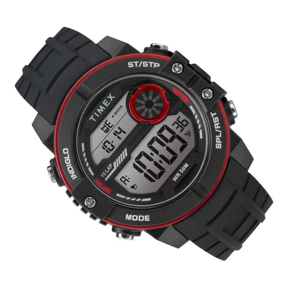 Reloj Hombre Timex Tw5m34800 /relojería Violeta Color de la correa Negro