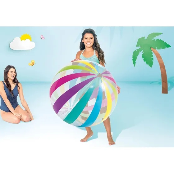 Pelota Inflable Jumbo Multicolor Playa Piscina