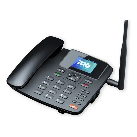 Telefone Celular Rural De Mesa 4g Roteador Wifi 7 Bandas Cor Preto