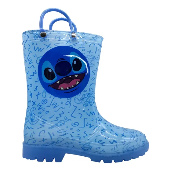 Botas De Lluvia Infantiles Talle 24 Al 30 Stitch Disney