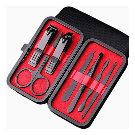 Kit Set Corta Uñas Cuticula Tijera Sistema Dedos Manos A1