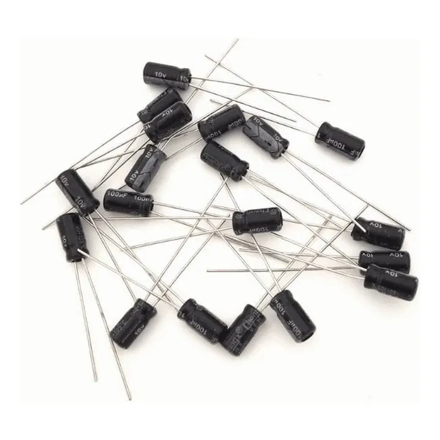 20pzs Capacitor Electrolítico 100uf 50v Condensador