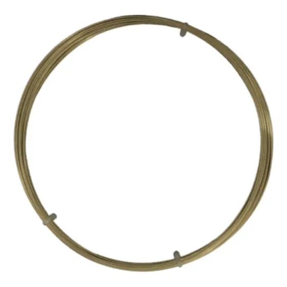 Arame Latão Duro 0,60mm - 10 Metros