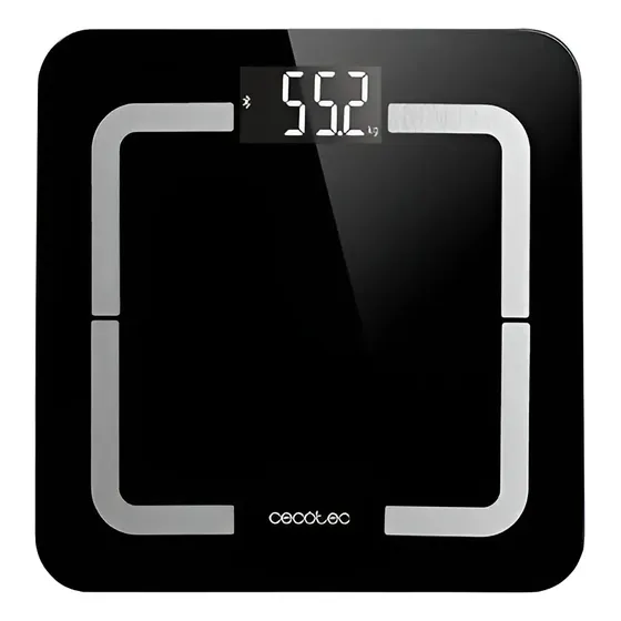 Balanza De Baño Cecotec Surface Precision 9500 Smart Healthy Negro | Cuotas sin interés